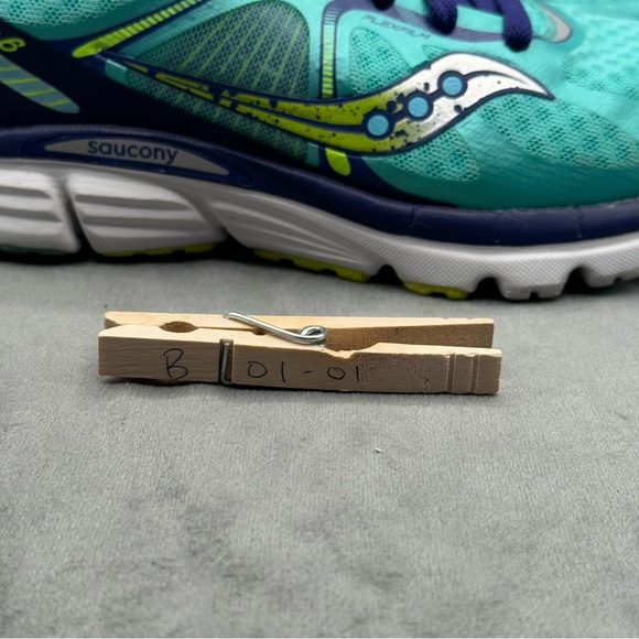 Saucony Women's Kinvara 6 Running Shoe Blue Green‎ Size 7.5 - Picture 11 of 13